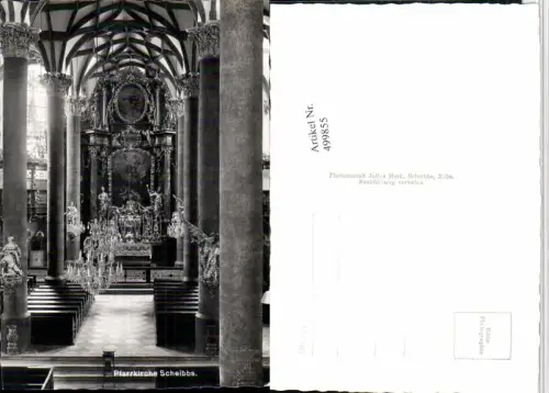 499855,Scheibbs Pfarrkirche Kirche Innenansicht