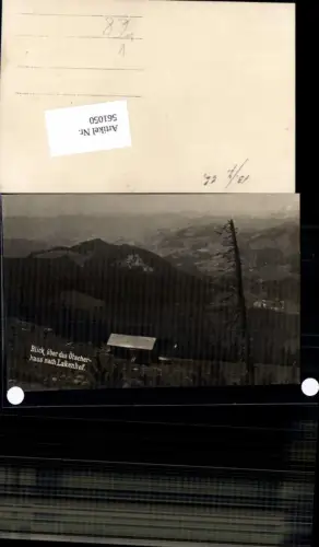 561050,tolle Foto-AK Blick über Ötscherhaus Ötscher n. Lackenhof pub Theodor Mark