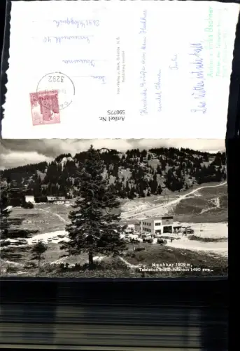 590775,Foto Ak Göstling an der Ybbs Hochkar Talstation u. Schutzhaus Bus VW Bus Bully