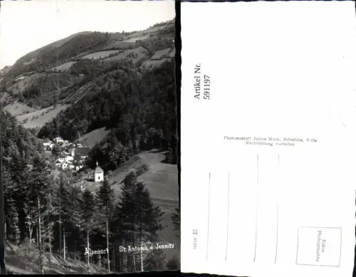 591197,Foto Ak St. Anton an der Jeßnitz Totale