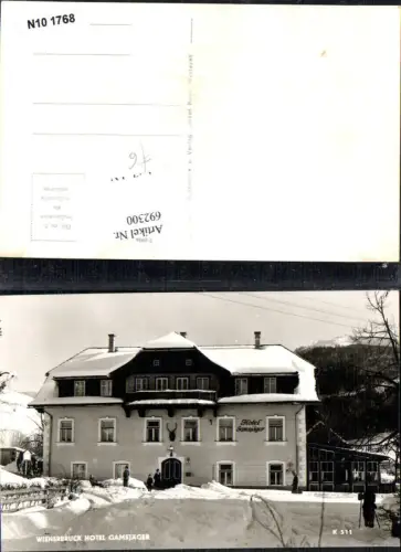 692300 Wienerbruck am Ötscher Puchenstuben Hotel Gamsjäger