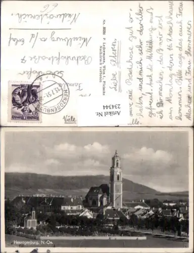 234344,Herzogenburg Teilansicht Kirche