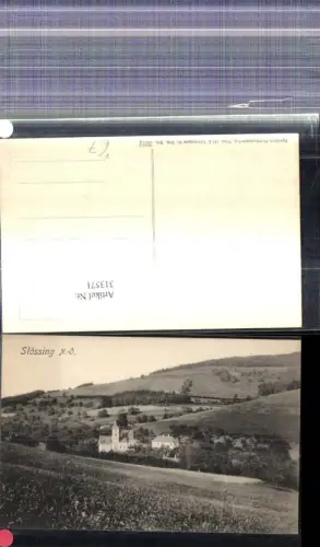 313571,Stössing b. Böheimkirchen Ansicht m. Kirche pub Sperling 3912