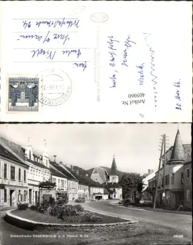 405060,Rabenstein an d. Pielach Straßenansicht Kirche