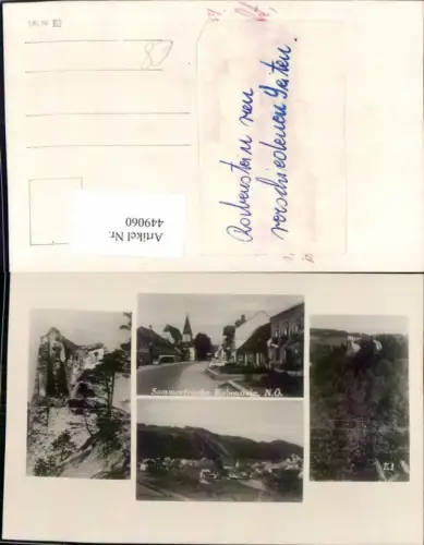 449060,Rabenstein Totale Straßenansicht Ruine Mehrbildkarte