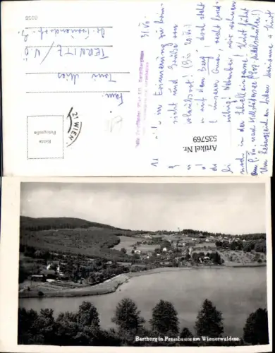 535769,tolle Foto-AK Bartberg in Pressbaum Wien Wienerwald