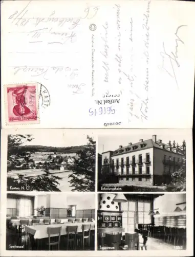 561615,Mehrbild Ak Kasten bei Böheimkirchen Erholungsheim Speisesaal Tagesraum