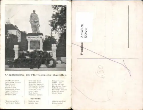 563536,Murstetten Krieger-Denkmal Perschling