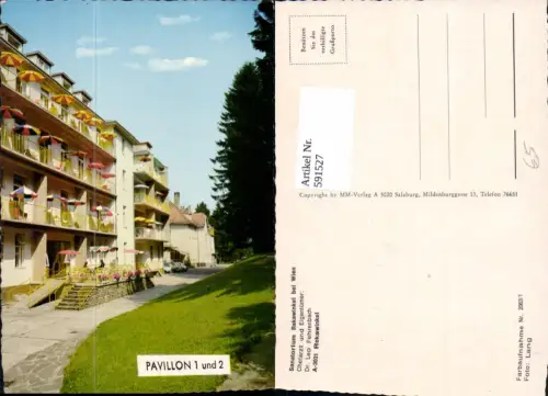 591527,Pressbaum Sanatorium Rekawinkel b. Wien Pavillon 1 u. 2
