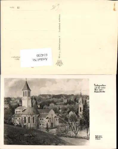 614230,tolle Künstler AK E. Sander Eichgraben bei Wien