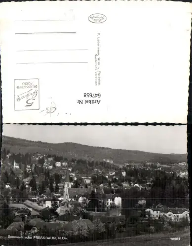 647658,Foto Ak Pressbaum Ansicht