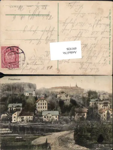 691926 Pressbaum bei Wien Partie im Ort