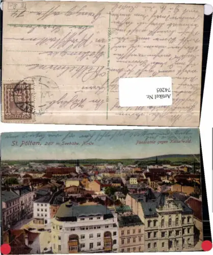 74205,St Pölten Kaiserwald COLOR 1924 Ledermann 19056