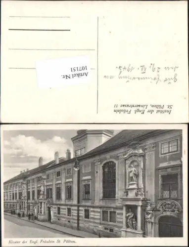 107151,St Pölten Institut der Engl. Fräulein Linzerstrasse Kloster