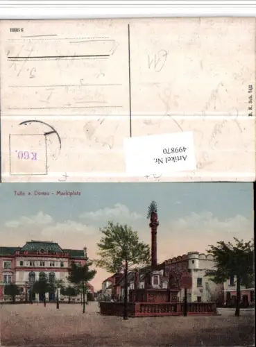 499870,Tulln an d. Donau Marktplatz Säule