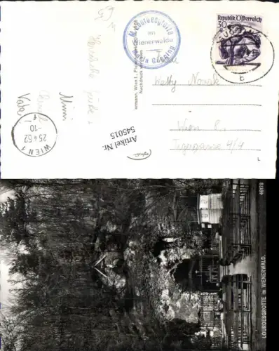 545015,Lourdesgrotte im Wienerwald Maria Gugging Klosterneuburg