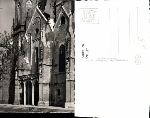 591517,Foto Ak Stift Klosterneuburg Stiftskirche Westfassade