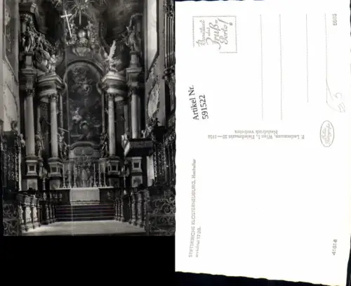 591522,Foto Ak Stift Klosterneuburg Hochaltar Stiftskirche