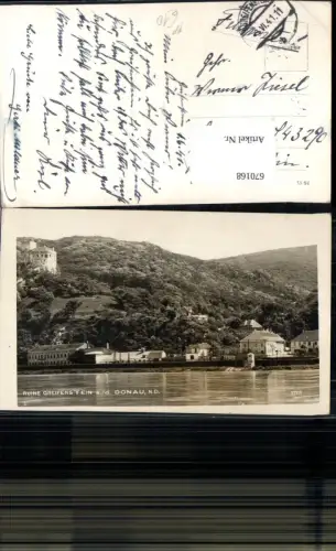 670168,Foto Ak St. Andrä-Wördern Greifenstein a. d. Donau Ruine Feldpost