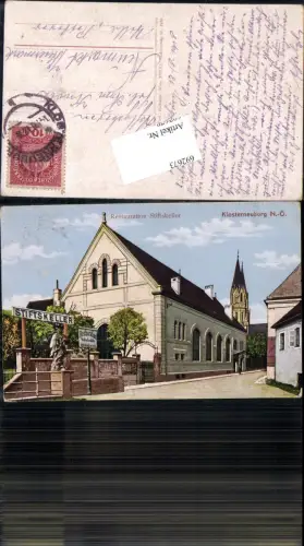 692673 Klosterneuburg Restauration Stiftskeller Partie 1916