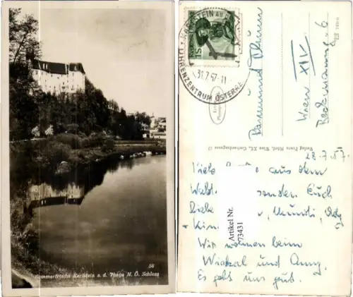 73431,Sommerfrische Karlstein a.d. Thaya Uferpartie