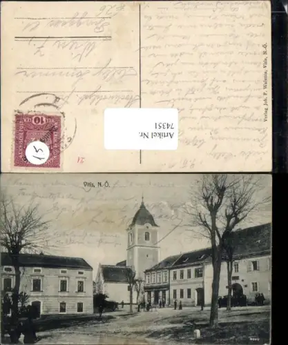 74351,Vitis im Waldviertel Straßenansicht bei Kleinschönau Eschenau Grafenschlag Waidhofen a.d. Thaya