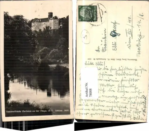 78088,Sommerfrische Karlstein a.d. Thaya Mörtl 9431