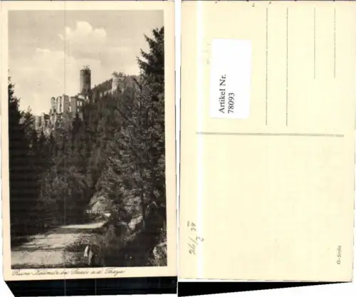 78093,Ruine Kollmitz bei Raabs a.d. Thaya 1925