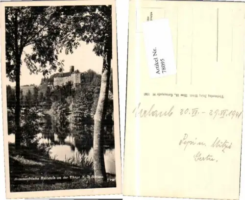 78095,Sommerfrische Raabs a.d. Thaya 1941