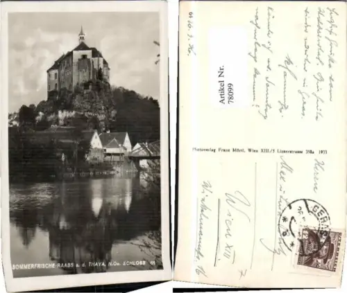 78099,Sommerfrische Raabs a.d. Thaya Mörtl 64