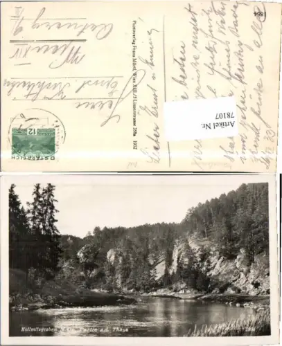 78107,Kollmitzgraben Kollmitz bei Raabs a.d. Thaya