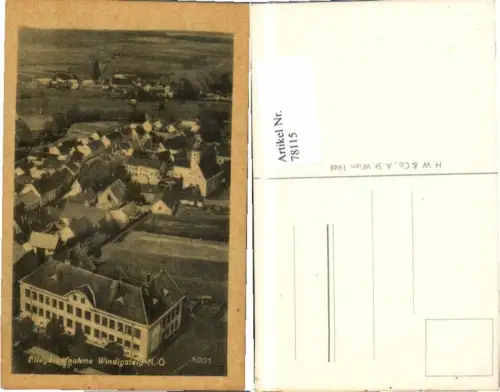 78115,Fliegeraufnahme Windigsteig b. Waidhofen a.d. Thaya