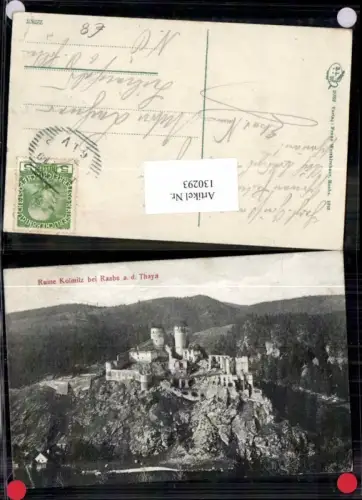 130293,Ruine Kollmitz Kollmitzgraben b. Raabs a.d. Thaya