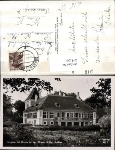 243130,Grossau b. Raabs an d. Thaya Schloss