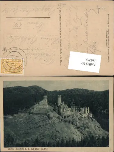 386269,Ruine Kollmitz an d. Thaya b. Raabs