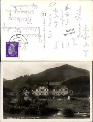 103320,Waidhofen a.d. Ybbs Buchenbergheim 1935