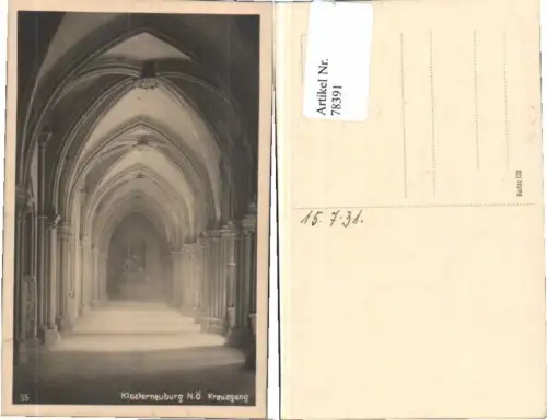 78391,Klosterneuburg b. Wien 1931