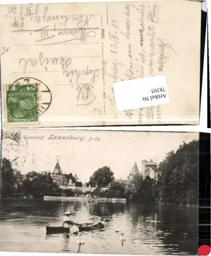 78393,Laxenburg b. Wien Franzensburg Boot Ledermann 16261