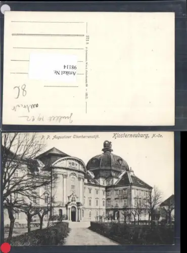 98114,Klosterneuburg Augustiner Chorherrenstift 1905