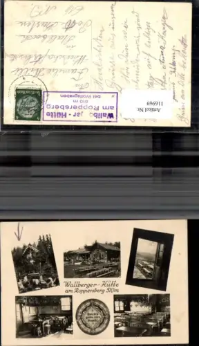 116969,MehrAk Wallberger-Hütte a. Roppersberg b. Wolfsgraben 1940