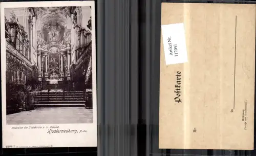 117041,Klosterneuburg Hochaltar d. Stiftskirche z. hl. Leopold