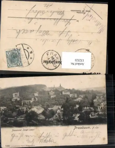 132321,Pressbaum Totale 1905 Tullnerbach