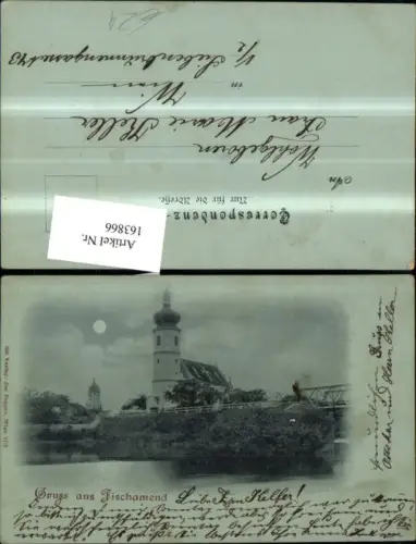 163866,Fischamend b. Mondschein Nacht
