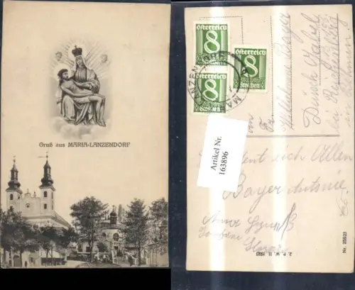 163896,Maria Lanzendorf Fotomontage Hl Maria m. Jesus Heiligenschein