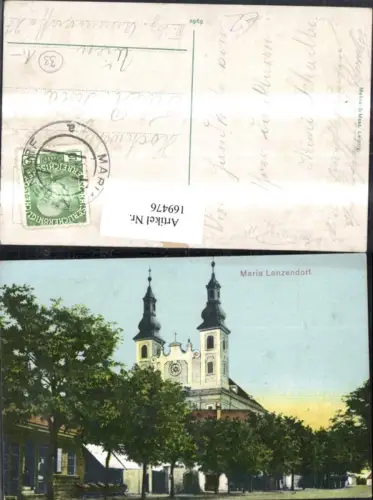 169476,Maria Lanzendorf Ansicht m. Kirche