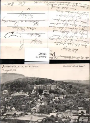 278987,Pressbaum Totale m. Pensionat Sacre-Coeur