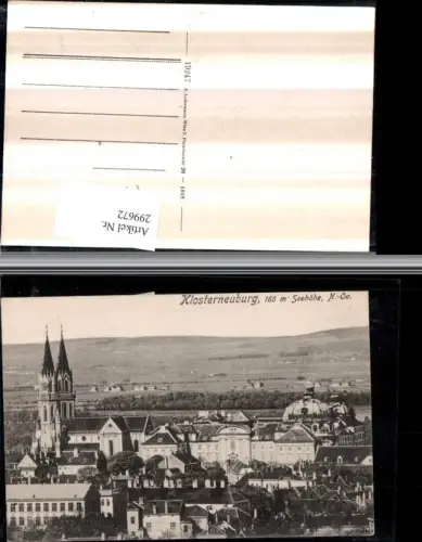 299672,Klosterneuburg Teilansicht m. Stift Kirche