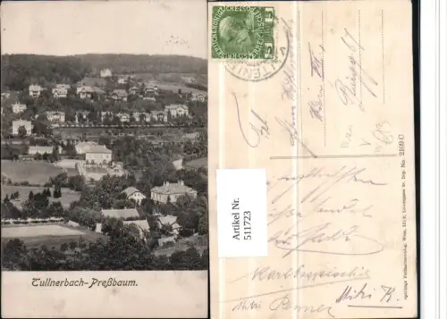 511723,Tullnerbach Pressbaum Teilansicht pub Sperling 2109C