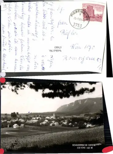 87483,Dreistetten Markt Piesting Partie zum Ort