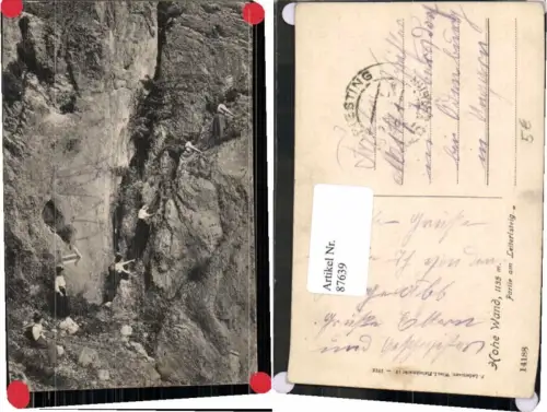 87639,Hohe Wand Partie Leiterlsteig Kletterer Stollhof